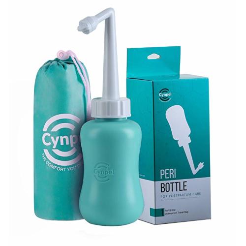 Peri Bottle for Postpartum Perineal Care- Baby Travel Bathing kit, Cleansing for Mom After Birth- Travel Size Cleanser-Portable Bidet for Birth Tears, Hemorrhoids, Pain-  (Tiffany Blue)