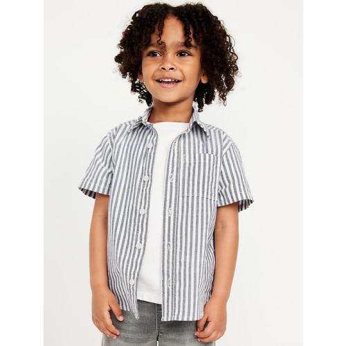 Printed Short-Sleeve Oxford Shirt for Toddler Boys | Old Navy