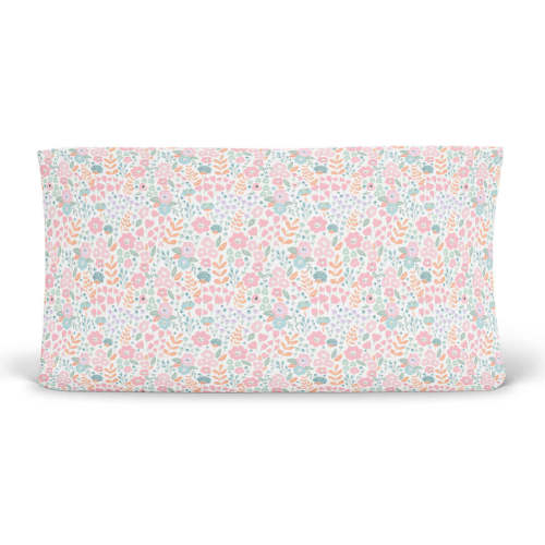 Willow's Whimsy Floral Changing Pad Cover