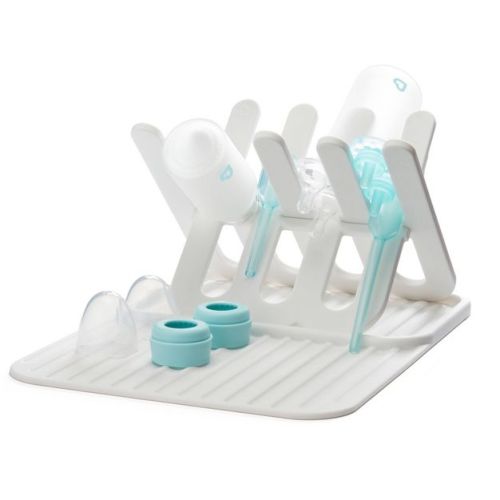 Munchkin Silicone Drying Rack & Mat - White
