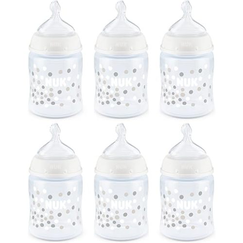 NUK Disney Smooth Flow Bottle (5 Ounce (Pack of 6), Horse & Horse)