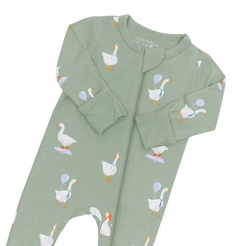 Goose Zippered Footie Pajamas | Baby Pajamas | Kyte Baby