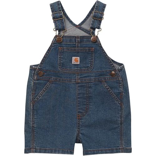 Carhartt Baby Loose Fit Jean Overall Shorts Denim Shortalls