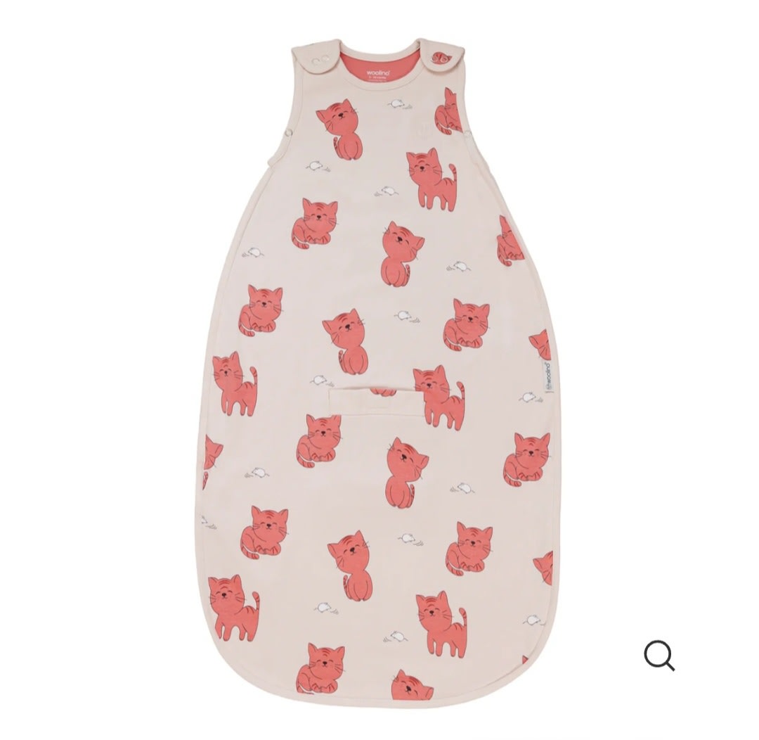 4 Season® Ultimate Baby Sleep Bag, Merino Wool & Organic Cotton, Kitten