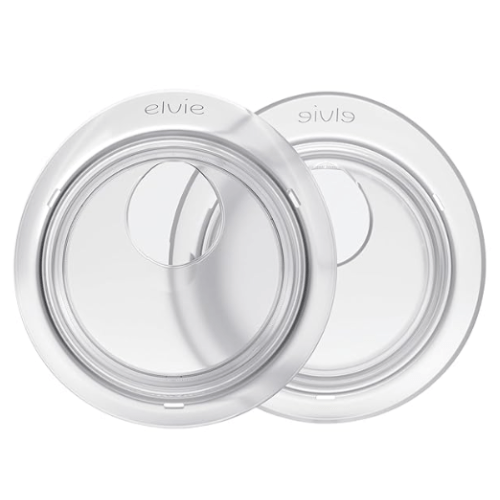 Elvie Catch Milk Collection Shells | Set of Two Discreet Leak-Protection Silicone Cups, Reuse Your Milk| Reusable Breast Shells Collect Up to 1oz | No More Wasted Milk or wasteful Breast Pads