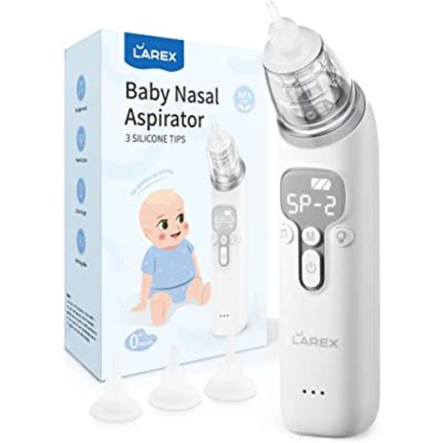 Baby Nose Sucker,Nasal Aspirator for Baby,Nasal Aspirator for Toddler,Electric Baby Nose Suction-Rechargable,3 Levels Power Suction,Music and Light Soothing Function