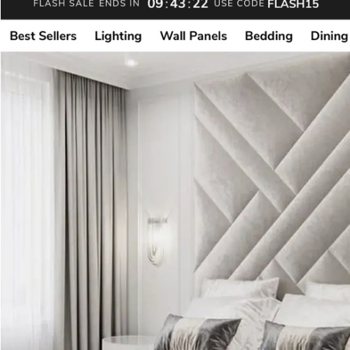 Badiole Upholstered Wall Panel