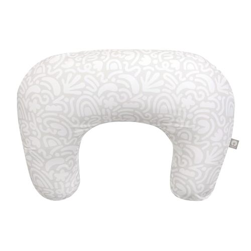 Boppy Nursing Pillow, Cream Retro Squiggles, Larger, More Supportive Pillow for Breastfeeding and Bottle Feeding, Firmer Fill, Higher Lift, Larger Area Than Original Nursing Pillow