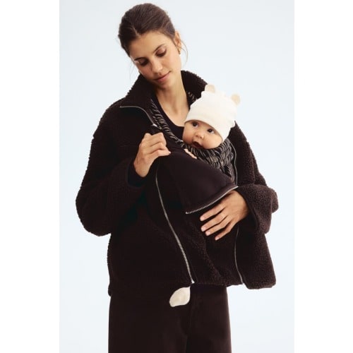 Mama Before & After Babywearing Teddy Jacket, Medium