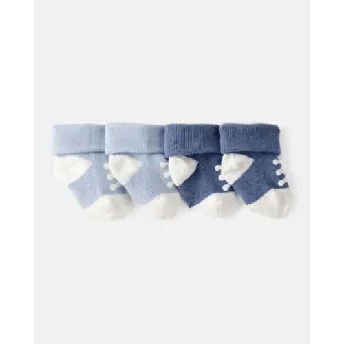 Baby Boy 2-Pack Sneaker Booties - Blue/White | Carter's