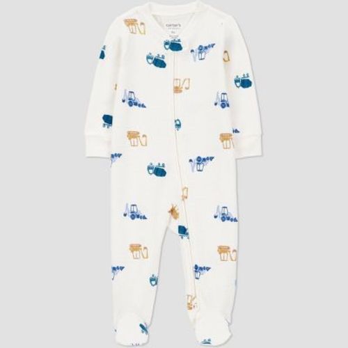 Carter's Just One You® Baby Boys' Cars Printed Sleep N' Play - Cream 3M