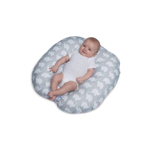 Boppy Newborn Lounger - Elephant Love Gray