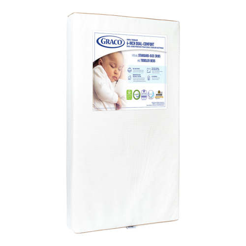 Graco® Dual Comfort 6-Inch Crib and Toddler Mattress