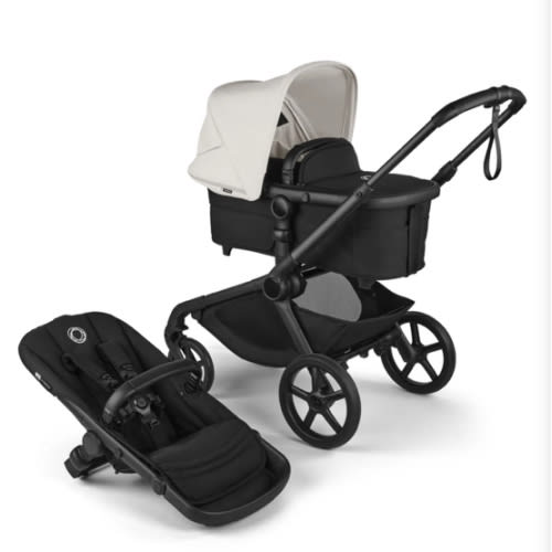 Kangaroo Single-to-double Stroller | Misty White