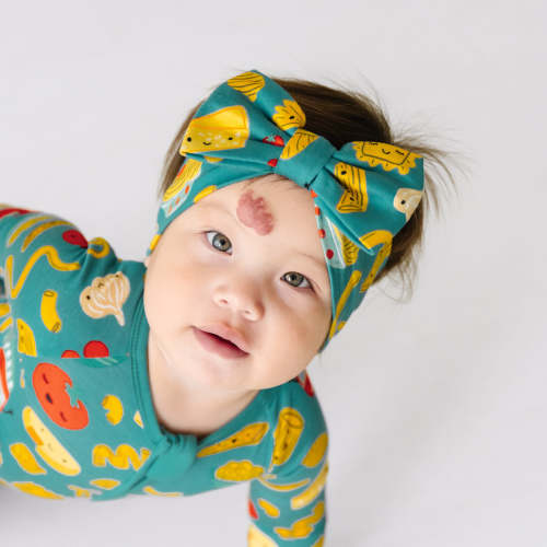 Pasta Party Luxe Bow Headband