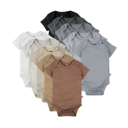 10-Pack Organic Cotton Short Sleeve Bodysuits | Honest Baby Clothing
