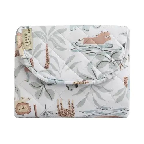 Living Textiles Travel Change Mat Waterproof Fold Wild Safari | Baby Bunting AU