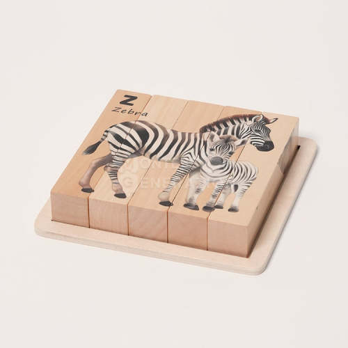 Montessori Twist and Match Puzzle - Four-Sided Toddler Brain Teaser!