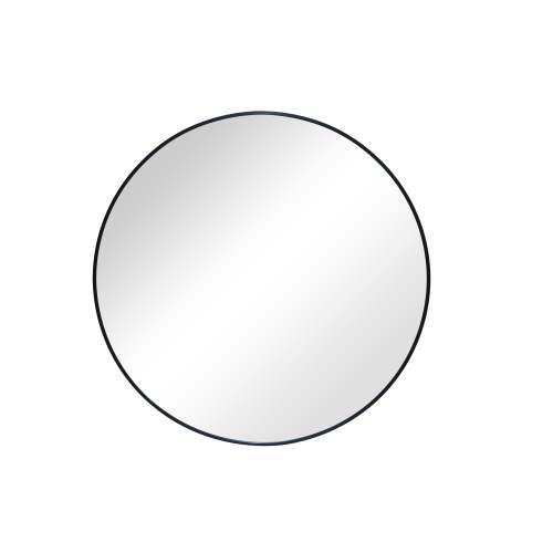 Better Homes & Gardens Wall Mirror Round, 28IN Diameter, Black Finish