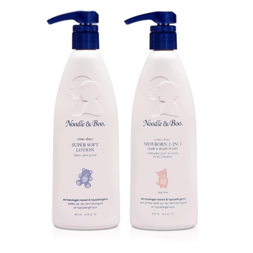 Noodle & Boo 2-in-1 Newborn Hair & Baby Body Wash for Baby, Tear Free and Hypoallergenic