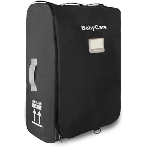 nexanic Stroller Travel Bag Compatible with UPPAbaby Vista, Vista V2, Cruz V2,Uppa-baby Bag With Wheels,Dual Handles,Luggage Tag for Airplane Flight Travel