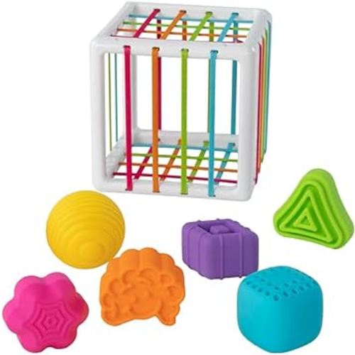 Fat Brain Toys InnyBin - Sensory Shape-Learning Toy for Babies & Toddlers