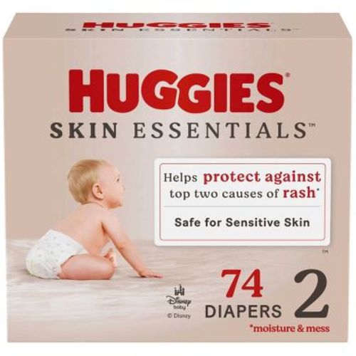 Huggies Skin Essentials Luxury Diapers - Size 2 - 74ct