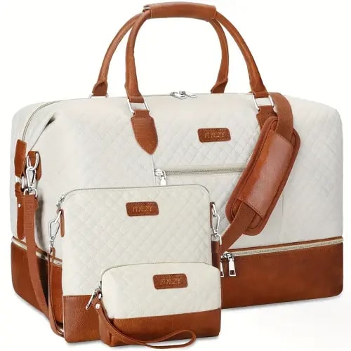 women's weekend bag travel duffel bag carry overnight - Temu