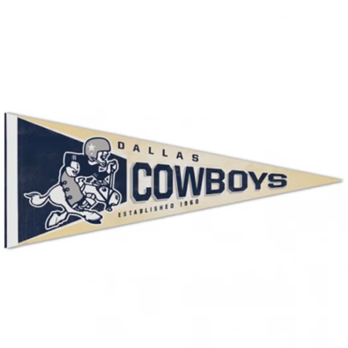 Dallas Cowboys 12x30 inch Retro Pennant - NAVY