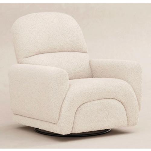 Babyletto Rainbow Recliner and Swivel Glider in Teddy Loop