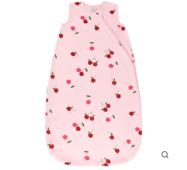 Ecolino® Organic Cotton Classic Baby Sleep Bag or Sack, Cherry, 6-18 months