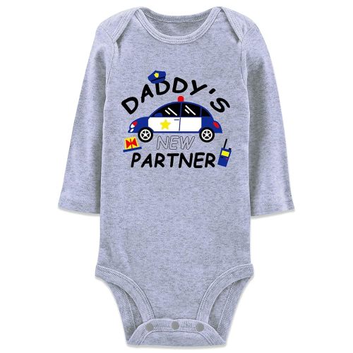 Baby Boys Girls Cotton Romper Newborn Funny Saying Bodysuit Long Sleeve Infant Neutral Jumpsuit 0-12 Months