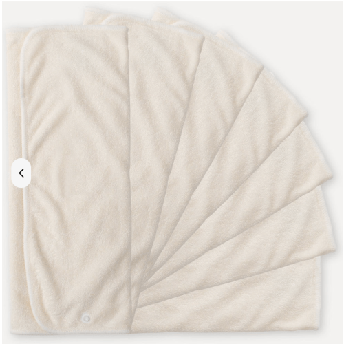 2-4-2 Bamboo Prefold Insert 7 Pack with Snaps