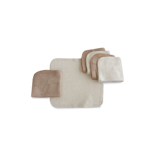 Bubba Blue Bubba Sundae 6pk Face Washers -Chestnut | David Jones