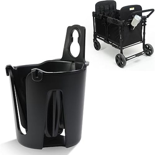 Regular Cup Holder Compatible with Wonderfold Wagon - Large Cup Holder Attachment Designed for Wonderfold Wagon W2 and W4 Accessories