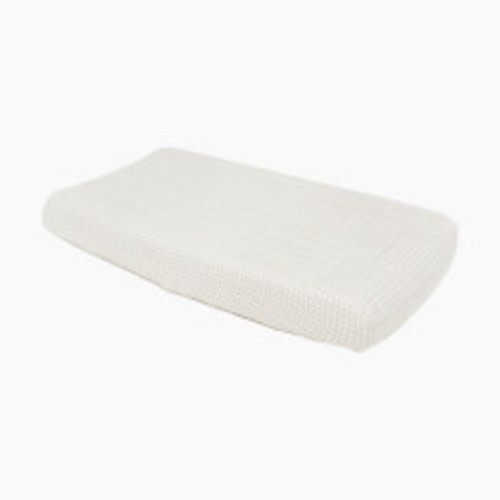 Little Unicorn Cotton Muslin Changing Pad Cover - Tan Gingham