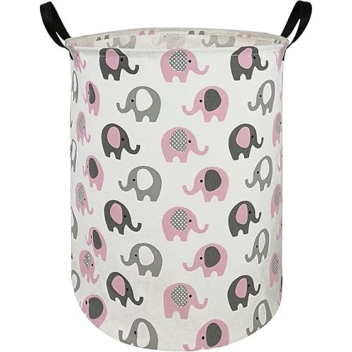 Kids Hamper Storage Bins Organizer Toy Box Laundry Basket Large Canvas Collapsible Chest for Home/Dorm/Kitchen/Pet/Office/Closet/Shelf/Gift Baskets