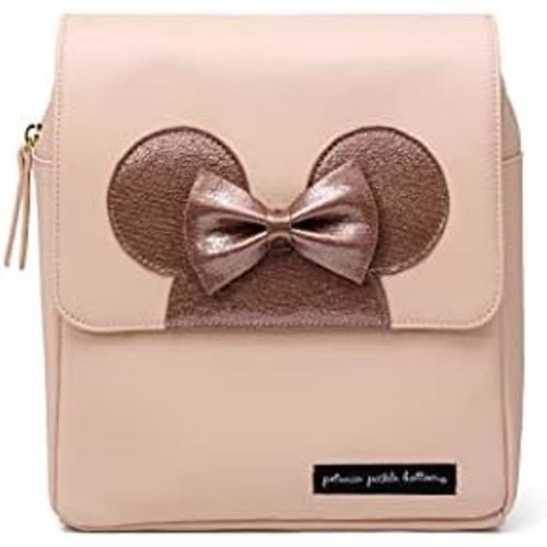 Petunia Pickle Bottom Mini Boxy Backpack, Diaper Bag for Parents, Stylish Organizer, Compact Backpack for On-The-Go Moms and Dads, Disney Minnie Factor