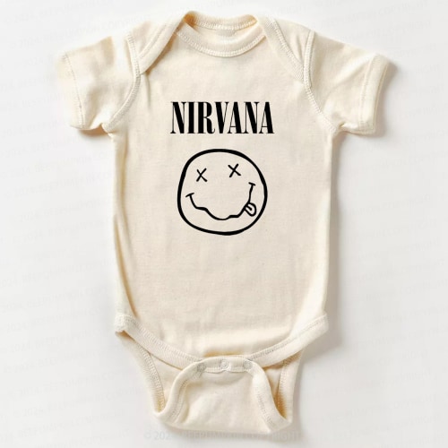 Grunge Rock n Roll Band Bodysuit For Baby 8