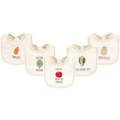Touched by Nature Baby Organic Cotton Bibs 5pk, Tomatoes, One Size