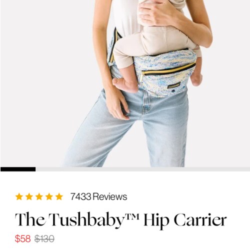 The Tushbaby Hip Carrier