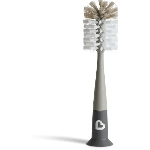 Munchkin® Bristle™ Bottle Brush, Modern Design, Grey