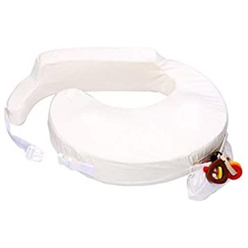 My Brest Friend Original Nursing Posture Pillow With Organic Cotton Slipcover, Cream