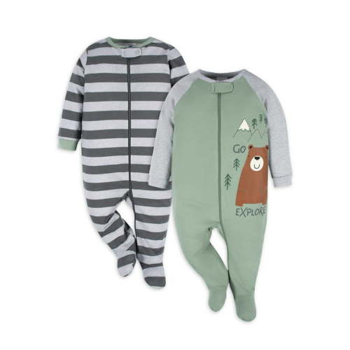 Gerber Baby Boy Sleep N Play, 2-Pack, Sizes Newborn - 3/6 Months