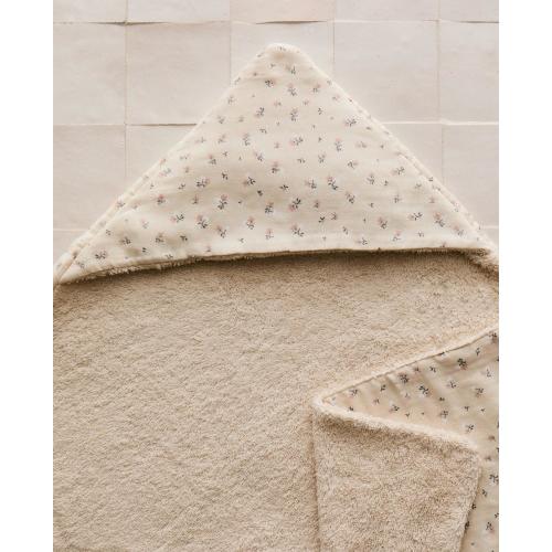HOODED BABY BATH TOWEL WITH TULIPS | Zara Home United States of America