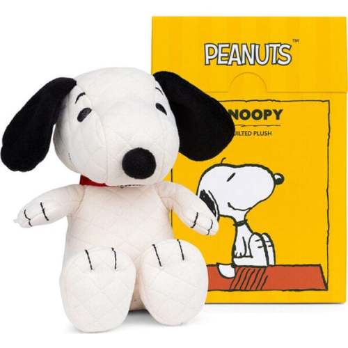 PEANUTS SNOOPY Quilted Jersey Cream in Giftbox 7" - Bon Ton Toys | Maisonette