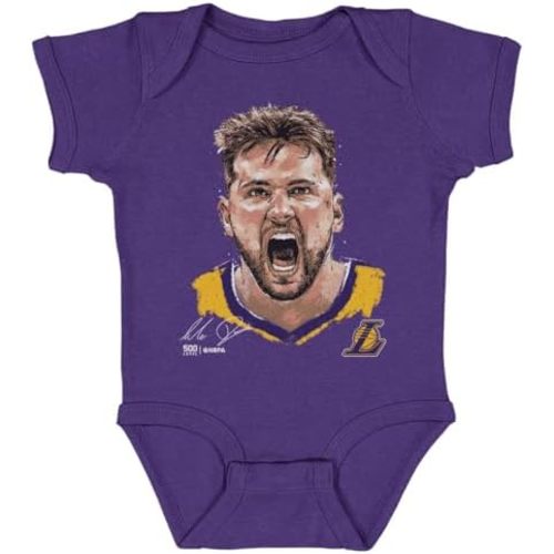 500 LEVEL Luka Doncic Los Angeles Lakers One-Piece Infant Bodysuit - Luka Doncic Los Angeles Lakers Scream