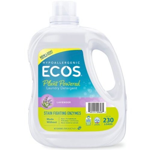 ECOS Hypoallergenic Liquid Laundry Detergent + Enzymes, Lavender Scent (230 loads, 210 fl. oz.) - Sam's Club