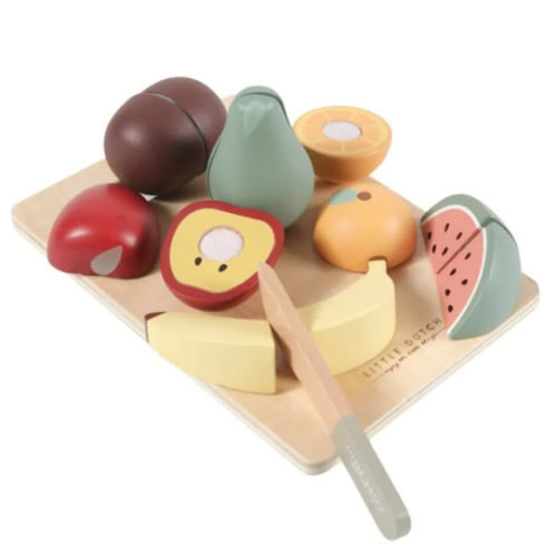 Little Dutch Wooden Cutting Fruits | Play Food & Kitchen – Scandiborn