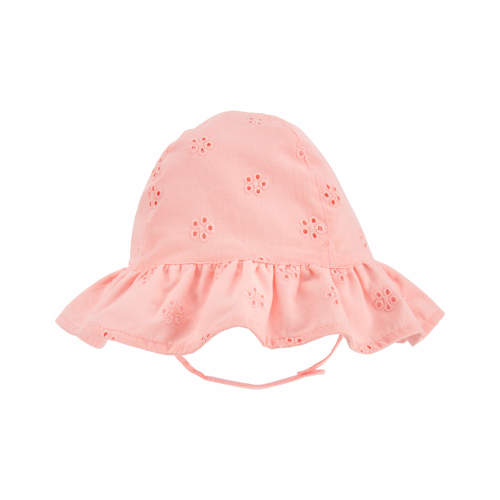 Baby Eyelet Sun Hat - 3-9M - Style,Pink
